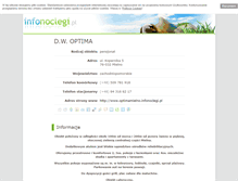 Tablet Screenshot of optimamielno.infonoclegi.pl